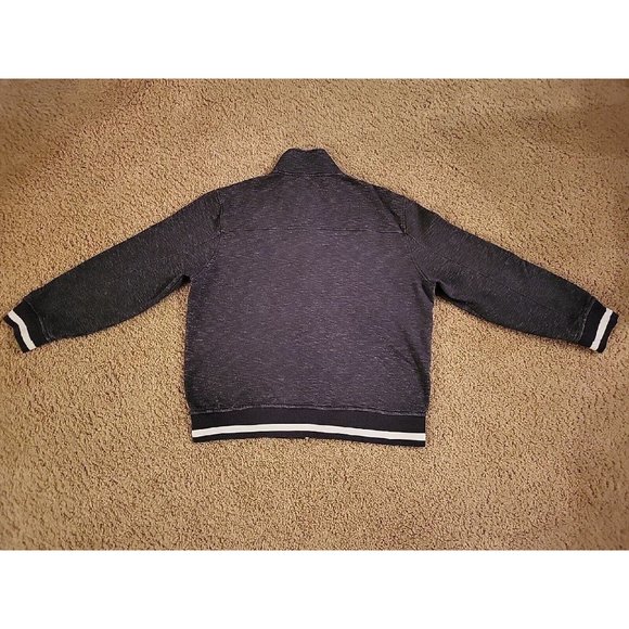 Sean John Men's Zip Up Long Sleeve Jacket Size XXL/2XL Grey White - Picture 11 of 14